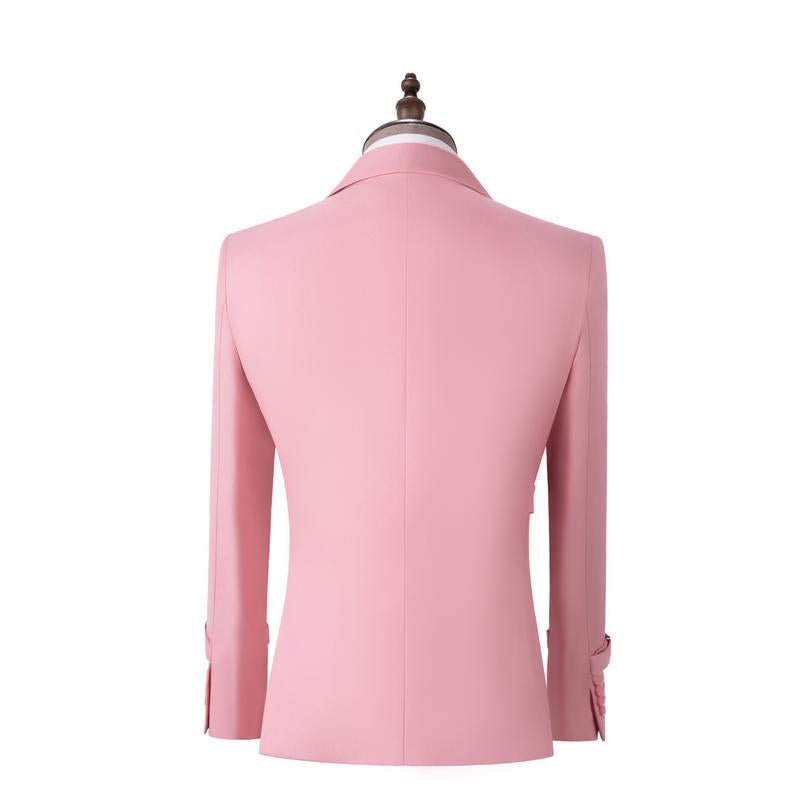 Men's 2-Piece Slim Fit Suits With Long Sleeve Vintage-Inspired Wedding Groom Tuxedo & Multi-Occasion Business & Party Attire & Solid Color Tailored Blazer & Pants Set for Formal& Casual Events