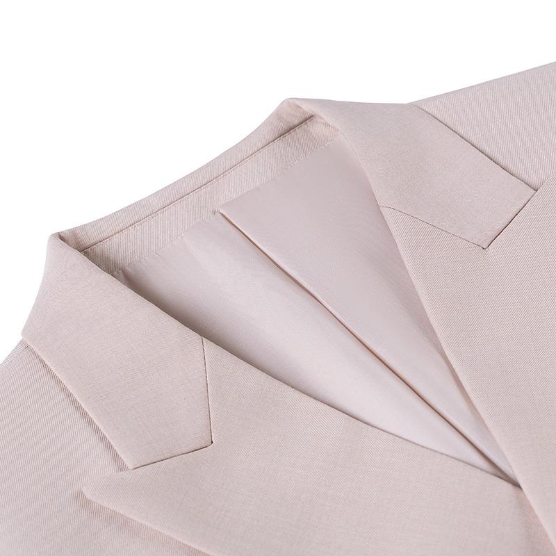 Men's Slim Fit 2-Piece Business Suits | Solid Color Wedding Groom Outfit | Custom Jacket, Vest & Trousers | Formal Office & Ceremony Attire | Versatile Business to Casual Wear Menswear