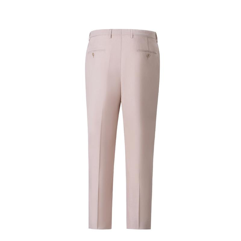 Men's Slim Fit 2-Piece Business Suits | Solid Color Wedding Groom Outfit | Custom Jacket, Vest & Trousers | Formal Office & Ceremony Attire | Versatile Business to Casual Wear Menswear