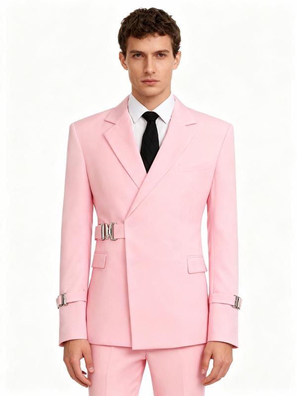 Men's 2-Piece Slim Fit Suits With Long Sleeve Vintage-Inspired Wedding Groom Tuxedo & Multi-Occasion Business & Party Attire & Solid Color Tailored Blazer & Pants Set for Formal& Casual Events